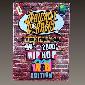 NWT Lyrically Correct Music Trivia Game